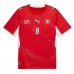 Švajčiarsko Remo Freuler #8 Domáci futbalový dres MS 2026 Krátky Rukáv